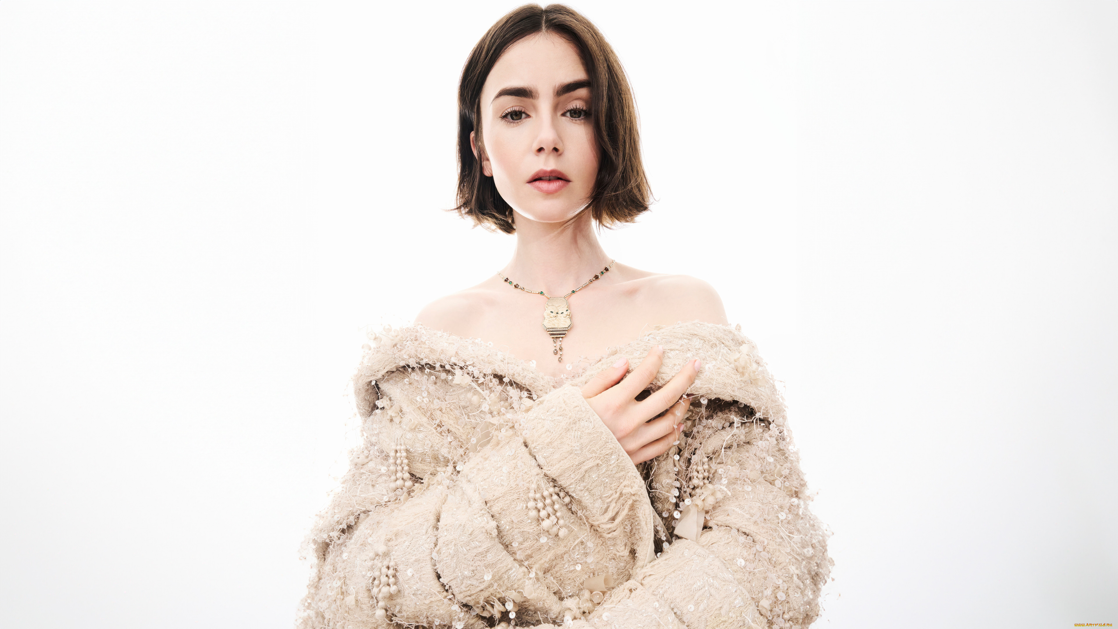 lily collins bazaar thailand magazine 2024, , lily collins, cartier, oeee, , , nature, sauvage, , 